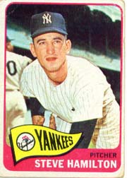1965 Topps Baseball Cards      309     Steve Hamilton